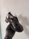 Black Leather Lolita Loafer With Laces